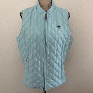 Ariat Insulated Quilted Vest Light Blue Size XL